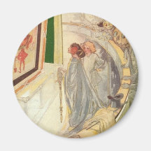 Ozma at the Magic Picture Fridge Magnet