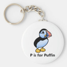 P is for Puffin Keychains