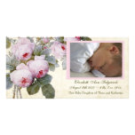 P.J. Redoute Bourbon Rose Personalized Photo Card