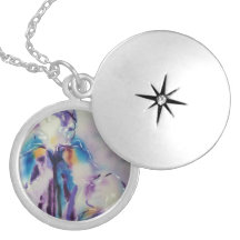 © P Wherrell Contemporary fine art irises Pendants