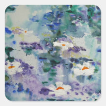 © P Wherrell Contemporary fine art waterlilies Stickers