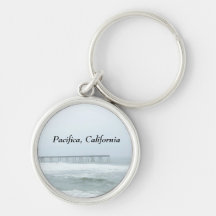 Pacifica Pier, Pacifica, California Keychain