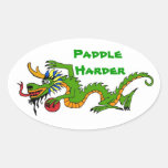 Paddle Harder Dragon Boat Stickers