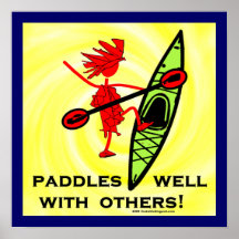 Paddles Well With Other Print