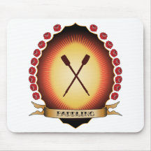 Paddling Mandorla Mouse Pad