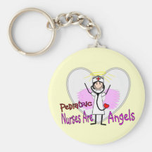Paediatrics Nurses are Angels Keychains