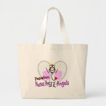 Paediatrics Nurses are Angels Tote Bags