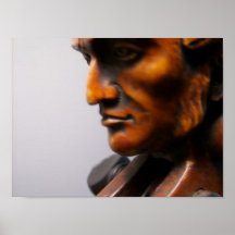 Paganini Scroll Closeup Posters
