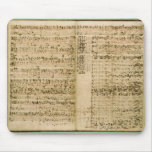 Pages from Score of the 'The Art of the Fugue' Mouse Pads