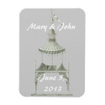 Pagoda Gazebo Save the Date Magnets