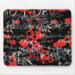 Paint Graffiti Attitude Mouse Mat