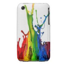 Paint splatter iPhone 3 Case-Mate cases