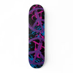 PAINT SPLATTER PEACE SIGNS SKATE BOARD DECKS