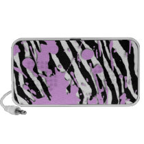 Paint Splatter - Zebra Travelling Speakers