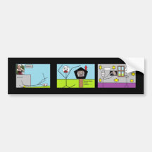 Paint Stuff Bumper Stickers