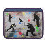 Paintball Battle Edges MacBook Sleeves