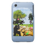 Paintball in the Spring iPhone 3 Case