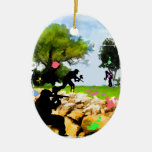 Paintball in the Spring Christmas Ornament