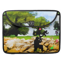 Paintball in the Spring MacBook Pro Sleeves