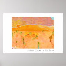 Painted Desert (in prae sen ti) Print