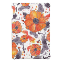 Painted Poppies Case For The iPad Mini