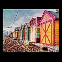 Painted Sea Baths postcards