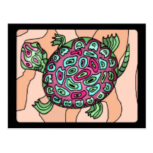 Painted Turtle Post Cards