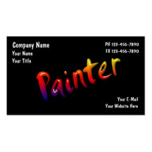 Painter Business Cards