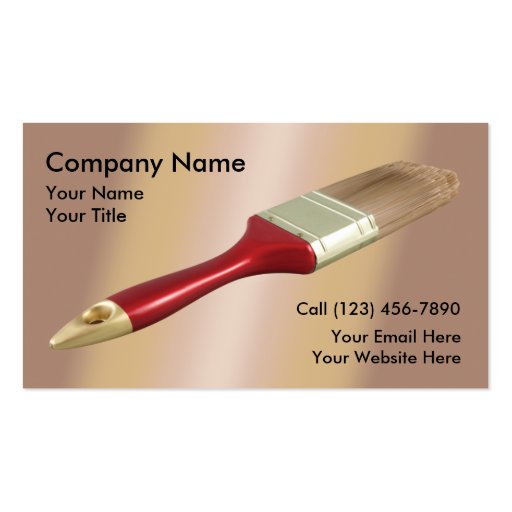 Painters Business Cards