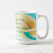 painting of a calla lily mug