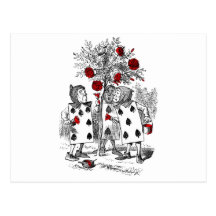 Painting the Roses Red Post Card