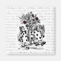 Painting the Roses Red Refrigerator Magnets