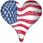 Painting USA Flag Cut Outs