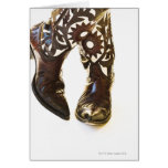 Pair of cowboy shoes 2 cards