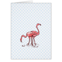 Pair of Flamingos Greeting Cards