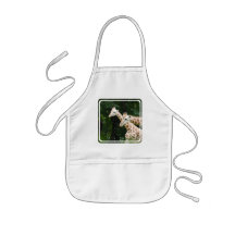 Pair of Giraffes  Apron