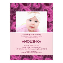 Paisley Annaprashan (First Rice) Invitation