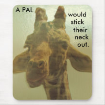 Pal Giraffe Mousepad