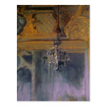 Palace Chandelier ~ Postcard Painted Wedding postcards