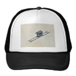 Palanquin or litter Ukiyo-e. Hats