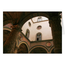 Palazzo Vecchio: Courtyard Detail Greeting Card