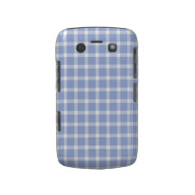 Pale Blue Check Blackberry Bold Case