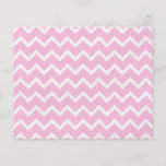 Pale Pink and White Zigzag Pattern. Flyer