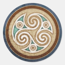 Pale Triskele Stickers