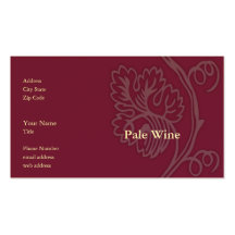 Pale Wine Business Card
