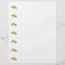 Pale Yellow Orchids Flyer Design