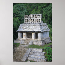 Palenque ruins print