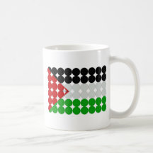 Palestine Flag Circles Mug