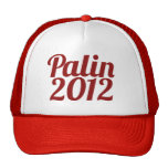 Palin 2012 trucker hats
