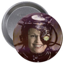 Palin-Drone Pinback Button